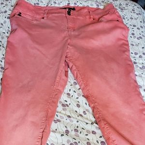Torrid coral skinny jeans